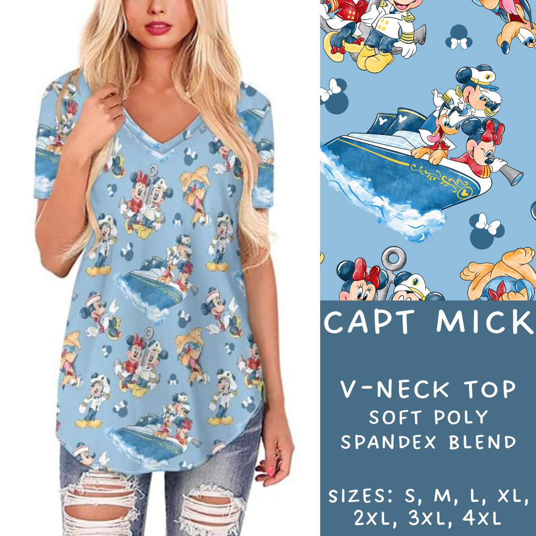 Batch #239 - Magical Faves 9 - Closes 11/18 - ETA early/mid Jan - Capt Mick V-Neck Tee