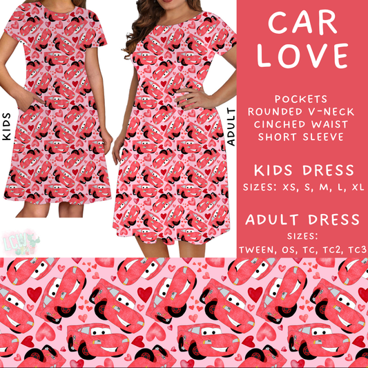 Batch #250 - Magical Valentine - Closes 12/9 - ETA late Jan - Car Love Big Hugs Adult & Kids Dresses