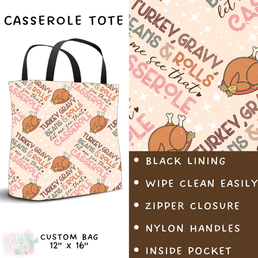 PREORDER Batch #207 - Fall Fun - Closes 9/27 - ETA mid Nov - Casserole Tote