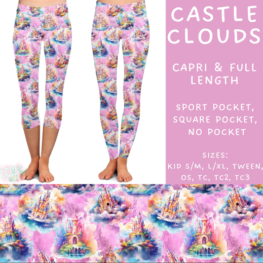 Batch #239 - Magical Faves 9 - Closes 11/18 - ETA early/mid Jan - Castle Clouds Full and Capri Length Leggings