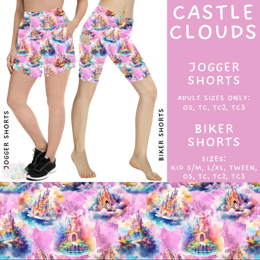 Batch #239 - Magical Faves 9 - Closes 11/18 - ETA early/mid Jan - Castle Clouds Biker & Jogger Shorts