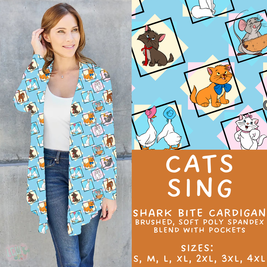 Batch #273 - Magical Faves 10 - Closes 1/20 - ETA late March - Cats Sing Cardigan