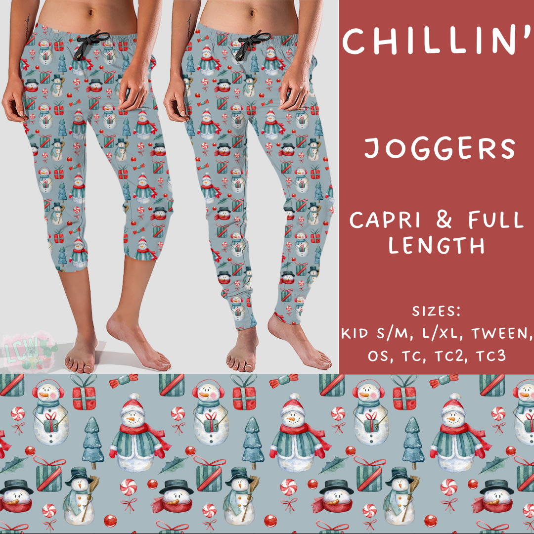 PREORDER  Batch #217 - Christmas Spirit - Closes 10/16 - ETA late Nov - Chillin Full and Capri Length Joggers