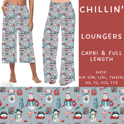 PREORDER  Batch #217 - Christmas Spirit - Closes 10/16 - ETA late Nov - Chillin Capri and Full Length Loungers