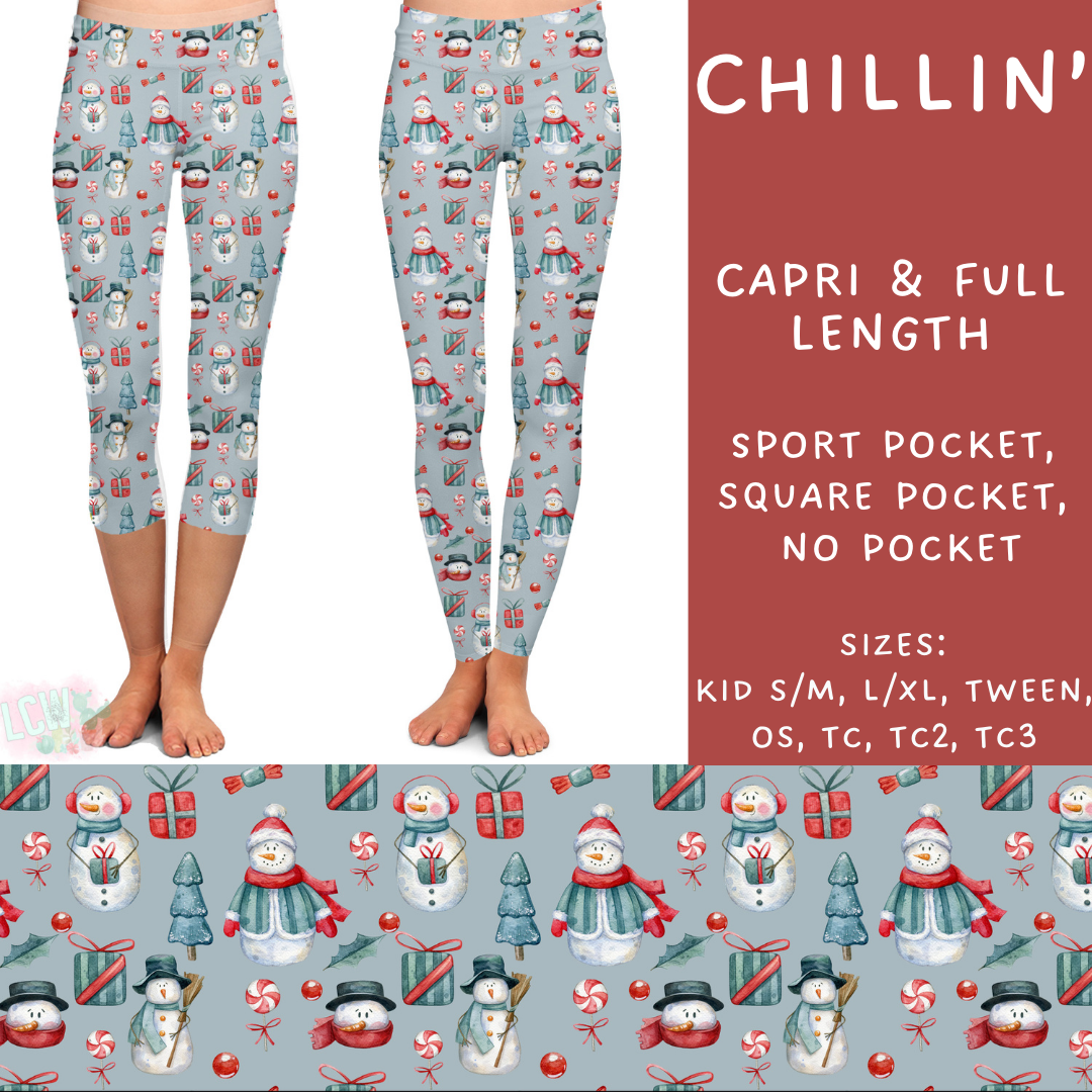 PREORDER  Batch #217 - Christmas Spirit - Closes 10/16 - ETA late Nov - Chillin Full and Capri Length Leggings