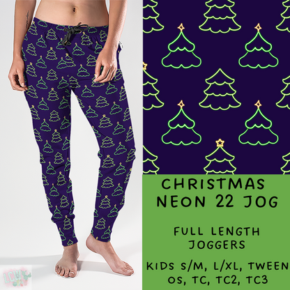 PREORDER Batch #225 - Neon Christmas - Closes 10/28 - ETA early Dec - Christmas Neon 22 Full and Capri Length Joggers