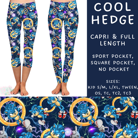 Batch #278 - Cool Characters 7 - Closes 1/29 - ETA early April - Cool Hedge Full and Capri Length Leggings