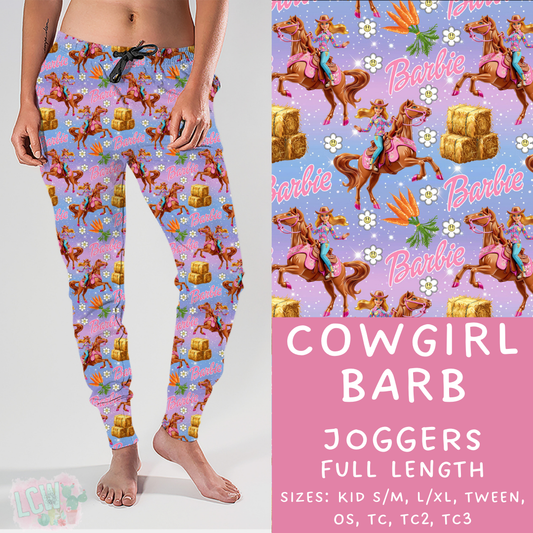 Batch #278 - Cool Characters 7 - Closes 1/29 - ETA early April - Cowgirl Barb Joggers