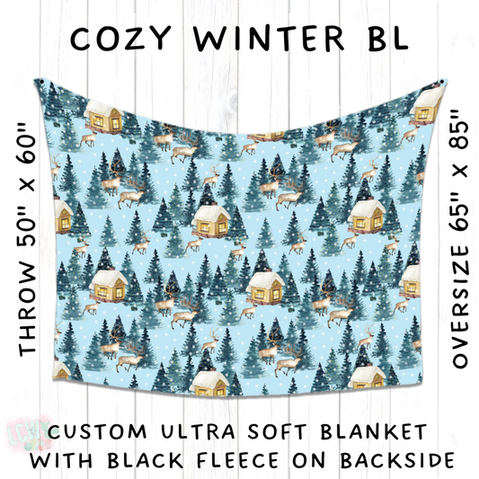 PREORDER Batch #216 - Cozy Christmas Blankets Presale - Closes 10/14 - ETA Early Dec - Cozy Winter BL