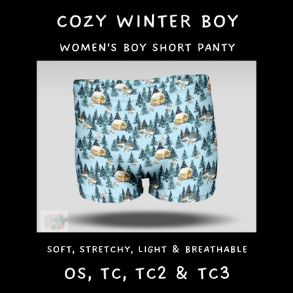 Batch #232 - Christmas Underwear - Closes 10/31 ETA early/mid Dec - Cozy Winter Boy Shorts