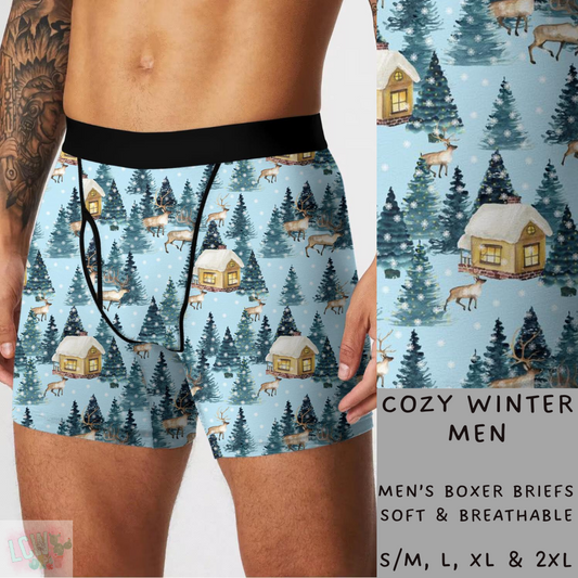 Batch #232 - Christmas Underwear - Closes 10/31 ETA early/mid Dec - Cozy Winter Mens Boxer Briefs