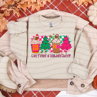 Caffeine & Holiday Cheer Sweatshirt