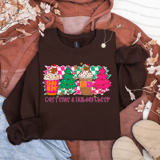Caffeine & Holiday Cheer Sweatshirt
