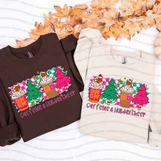 Caffeine & Holiday Cheer Sweatshirt