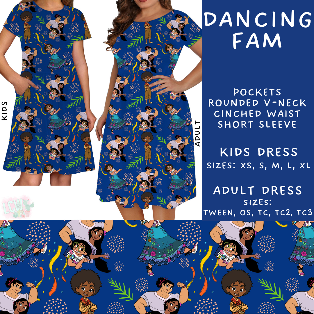 Batch #239 - Magical Faves 9 - Closes 11/18 - ETA early/mid Jan - Dancing Fam Adult & Kids Dresses