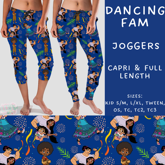 Batch #239 - Magical Faves 9 - Closes 11/18 - ETA early/mid Jan - Dancing Fam Full and Capri Length Joggers