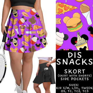 Batch #462 - Fun Run 17 - Closes 12/10 - ETA late Jan - Dis Snacks Skort