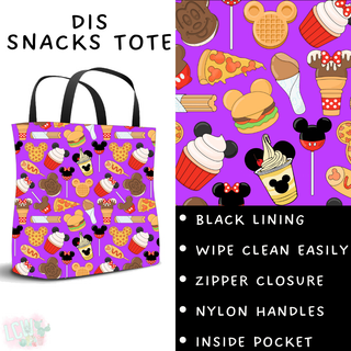 Batch #462 - Fun Run 17 - Closes 12/10 - ETA late Jan - Dis Snacks Tote