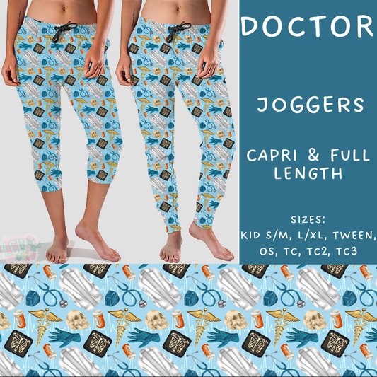 Batch #248 - Careers Collection - Closes 12/4 - ETA late Jan - Doctor Full and Capri Length Joggers