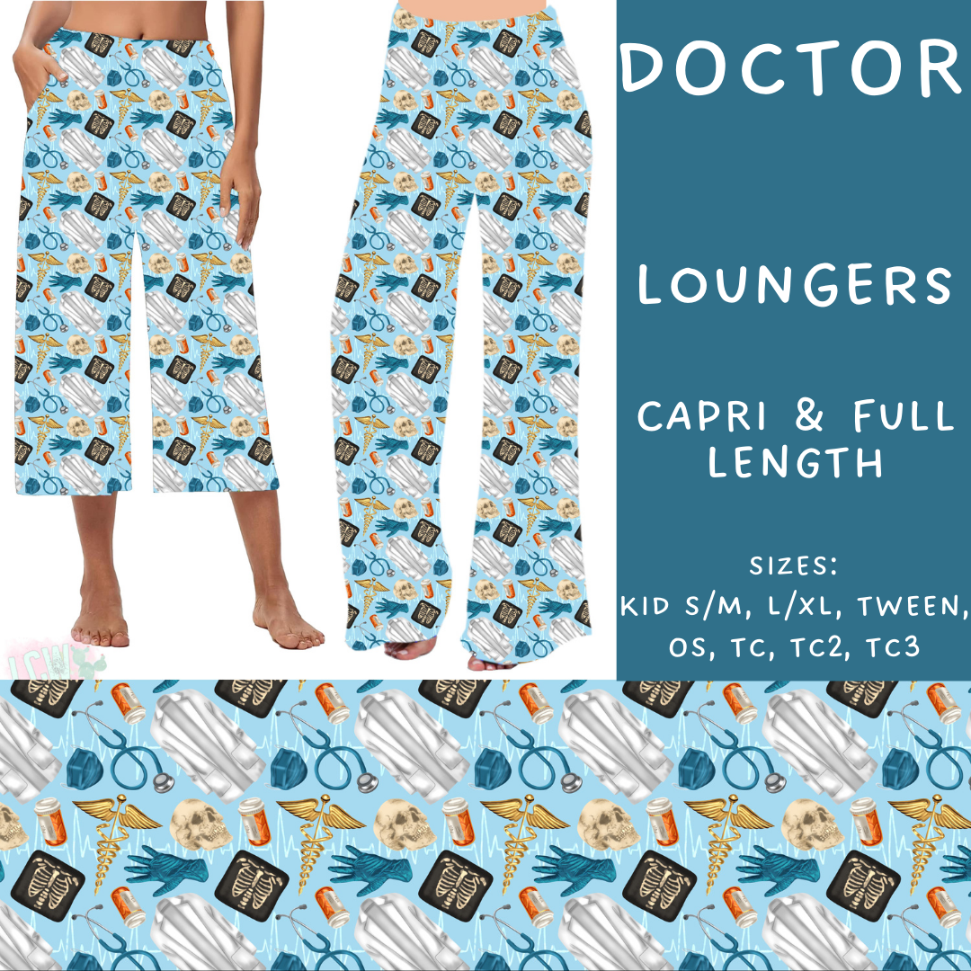 Batch #248 - Careers Collection - Closes 12/4 - ETA late Jan - Doctor Capri and Full Length Loungers