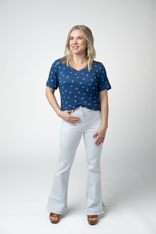 IN STOCK Sophie Top - Nautical Navy