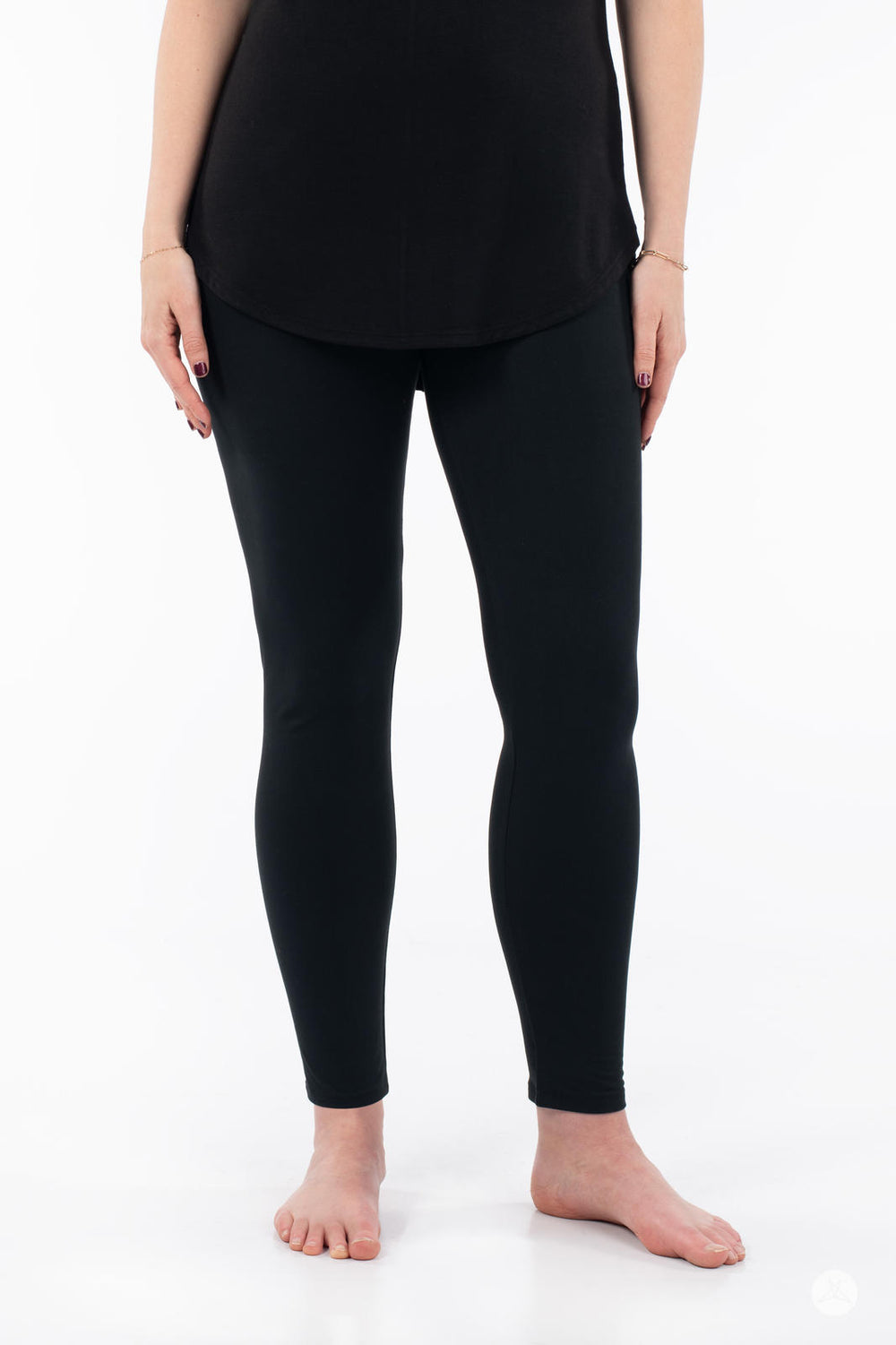 NO Pocket leggings Black Licorice