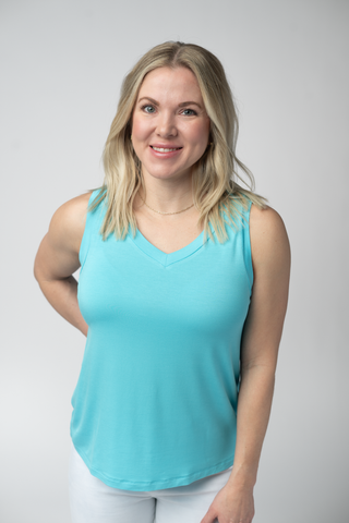 IN STOCK Noelle Tank - Aqua
