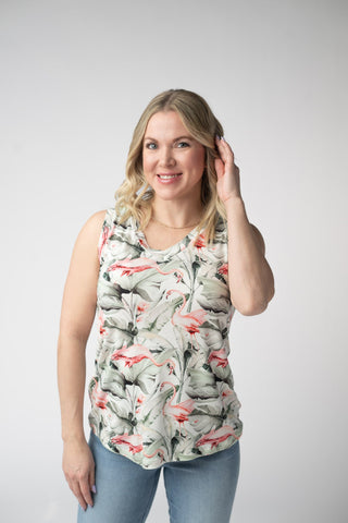 IN STOCK Noelle Tank - Flamingos