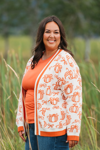IN STOCK Pumpkins Pocket Cardigan