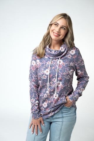 IN STOCK Classic Funnel Neck - Blushwood Floral