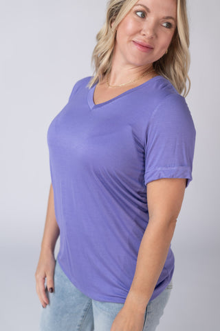 IN STOCK Sophie Top - Periwinkle Purple FINAL SALE