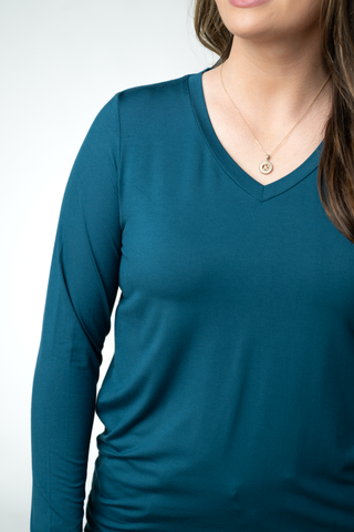 IN STOCK Larissa Long Sleeve - Teal