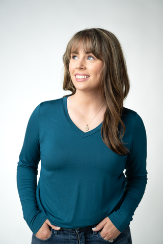 IN STOCK Larissa Long Sleeve - Teal