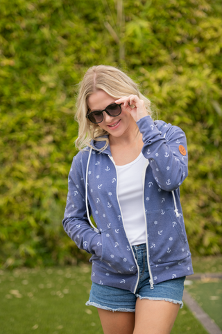 IN STOCK Fullzip Hoodie - Nautical Navy