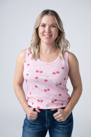 IN STOCK Ava Tank - Cherries