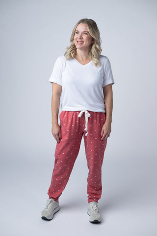 IN STOCK Classic Joggers - Sweetheart Red