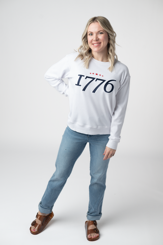 IN STOCK Corrine Embroidered Pullover Top - 1776 FINAL SALE