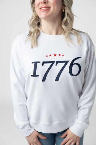 IN STOCK Corrine Embroidered Pullover Top - 1776 FINAL SALE
