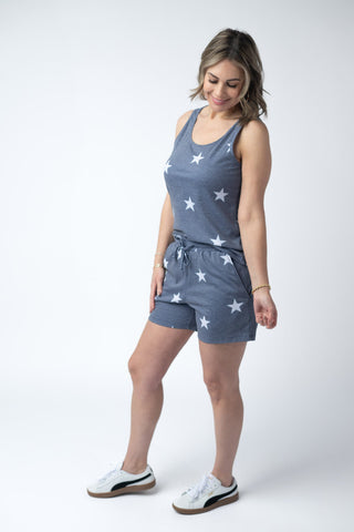 IN STOCK Jamie Shorts - Faded Navy Stars