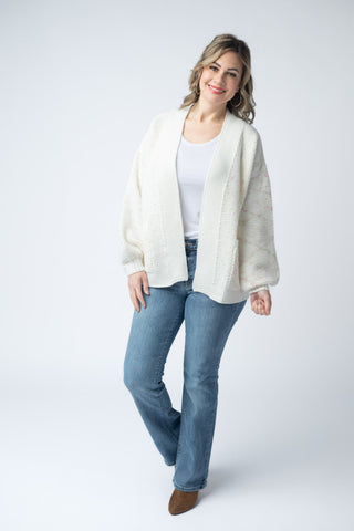 IN STOCK Kinsley Cardigan - Pink and Green Mix FINAL SALE