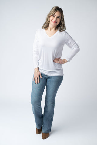 IN STOCK Larissa Long Sleeve - White