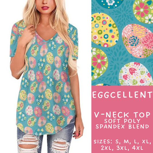 Batch #279 - Hop to it Collection Presale - Closes 1/30, ETA Early April - Eggcellent V-Neck Tee