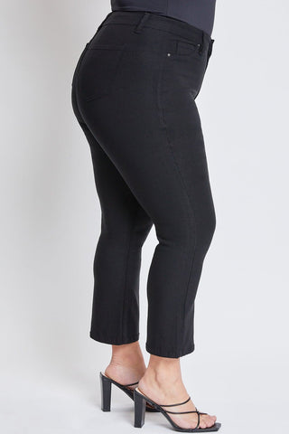 Women's Plus Hyperstretch Cropped Kick Flare Pants
