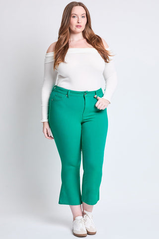 Women's Plus Hyperstretch Cropped Kick Flare Pants