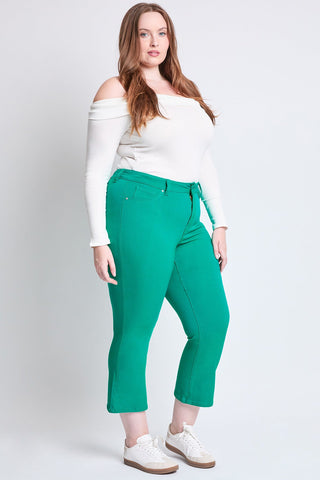 Women's Plus Hyperstretch Cropped Kick Flare Pants