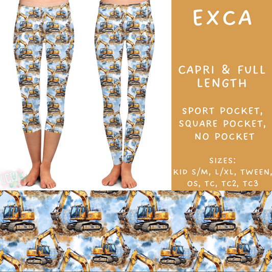 Batch #248 - Careers Collection - Closes 12/4 - ETA late Jan - Exca Full and Capri Length Leggings