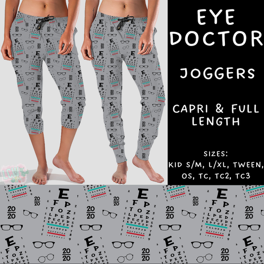 Batch #248 - Careers Collection - Closes 12/4 - ETA late Jan - Eye Doctor Full and Capri Length Joggers