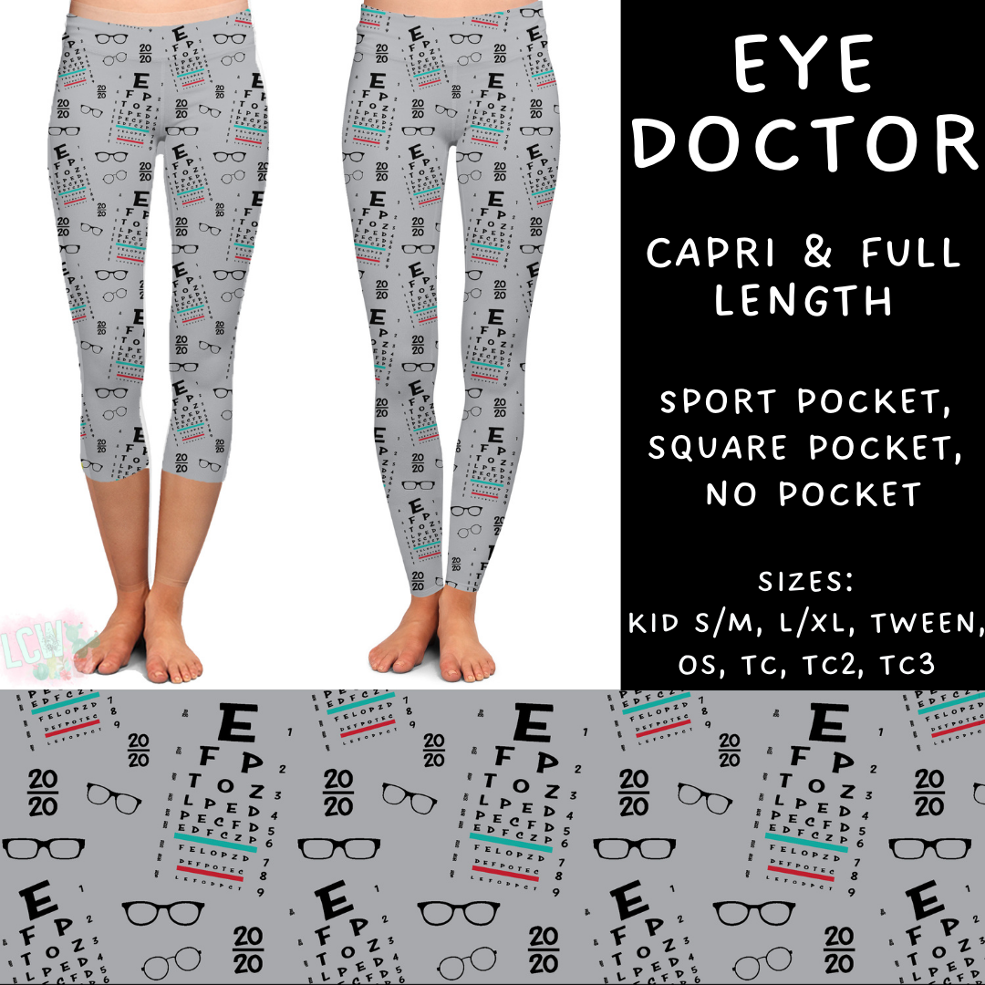 Batch #248 - Careers Collection - Closes 12/4 - ETA late Jan - Eye Doctor Full and Capri Length Leggings