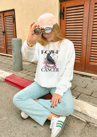 F-CAW-F Pink Cancer Ribbon Sweatshirt