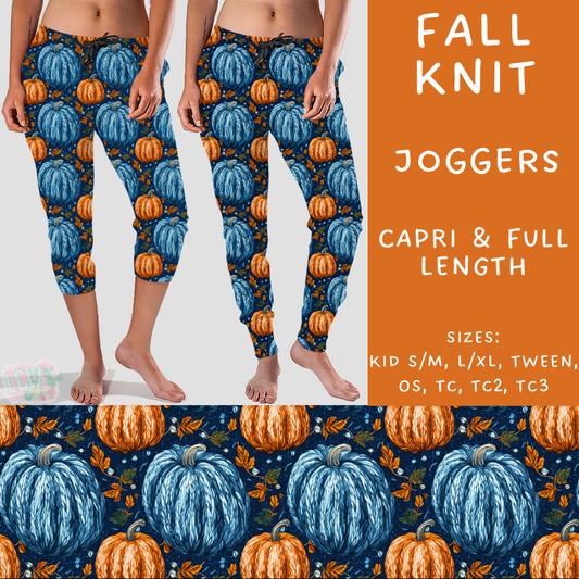 PREORDER Batch #204 - Hello Fall - Closes 9/20 - ETA early Nov - Fall Knit Full and Capri Length Joggers